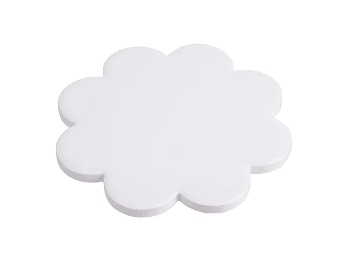 Sublimation Plum-shaped Ceramic Coaster w/ Cork