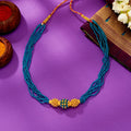 Sumangal Yellow Gold Thushi Necklace For Women
