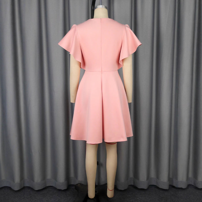 Summer New Fashion Elegant Embroidery Slim Fit Elegant Party Dress