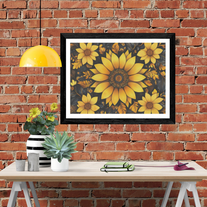 Sun-Kissed Mandala Blossoms