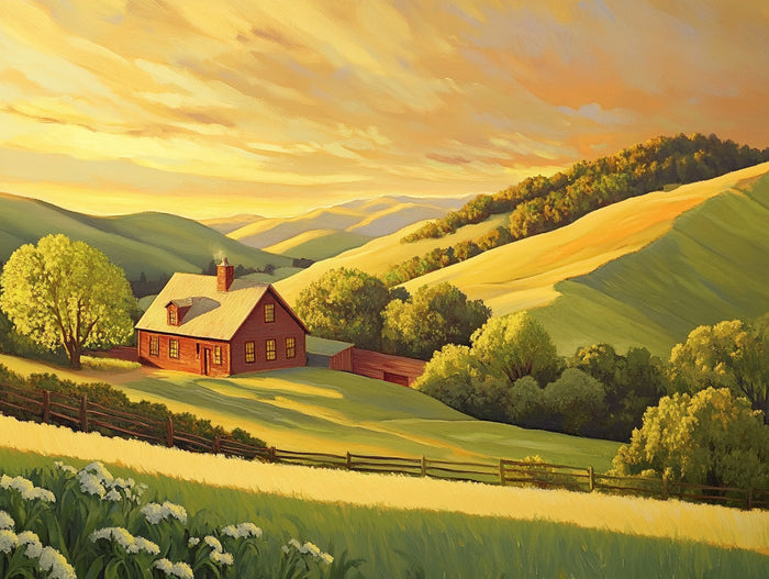 Sunset Over a Changing Land