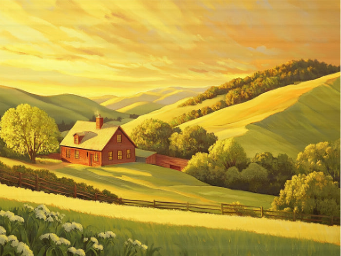 Sunset Over a Changing Land