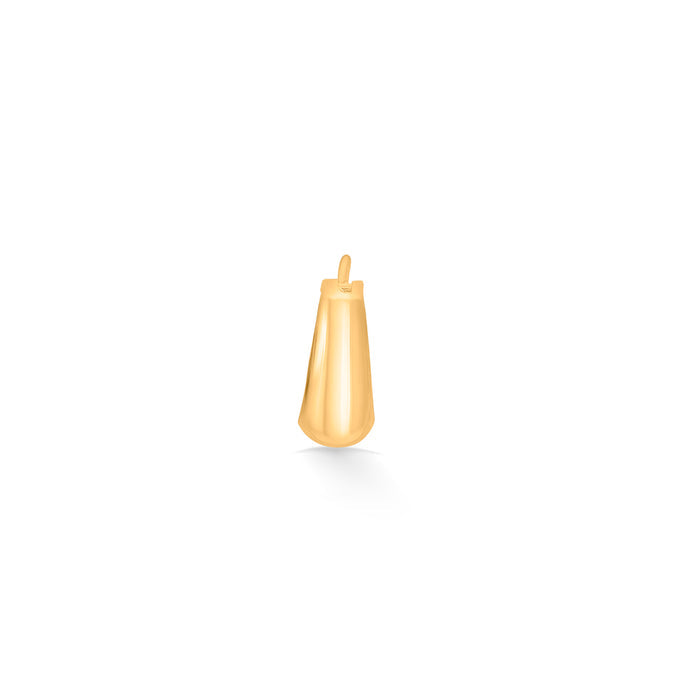 Svarna Round Gold Huggies Earring