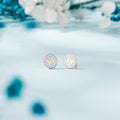 Symbolic Shine Gold Stud Earring For Kids