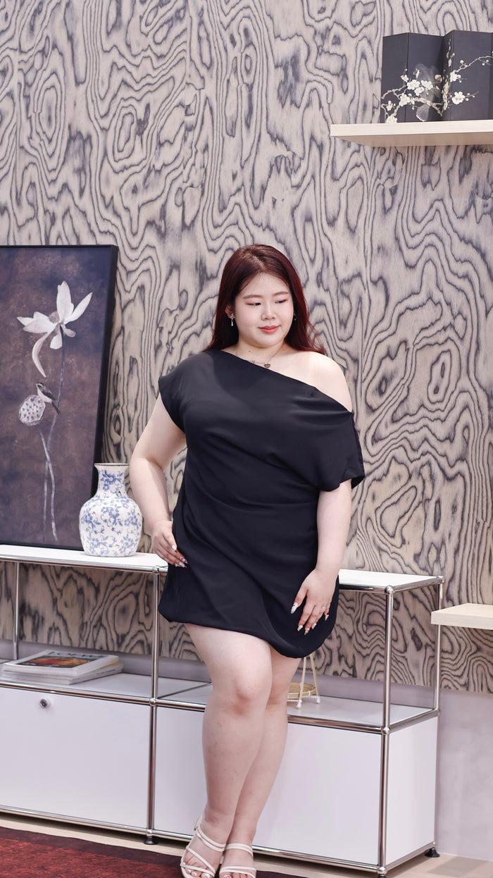Tayla Slant Dress With Pocket