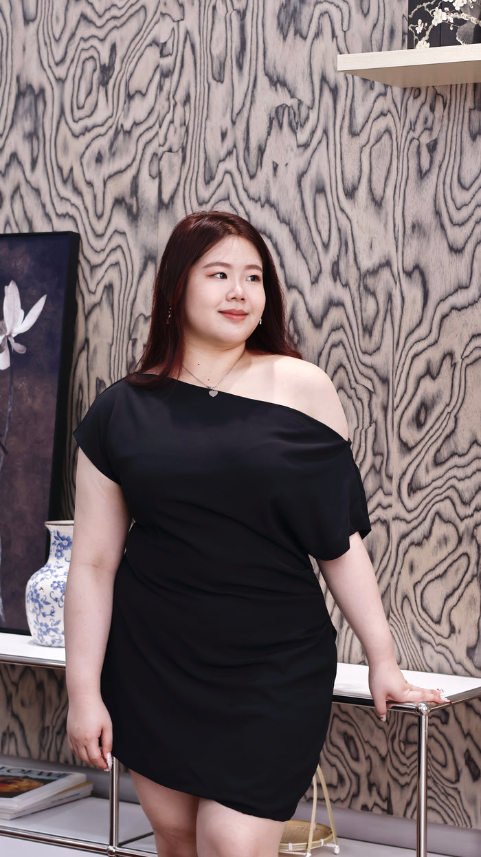 Tayla Slant Dress With Pocket