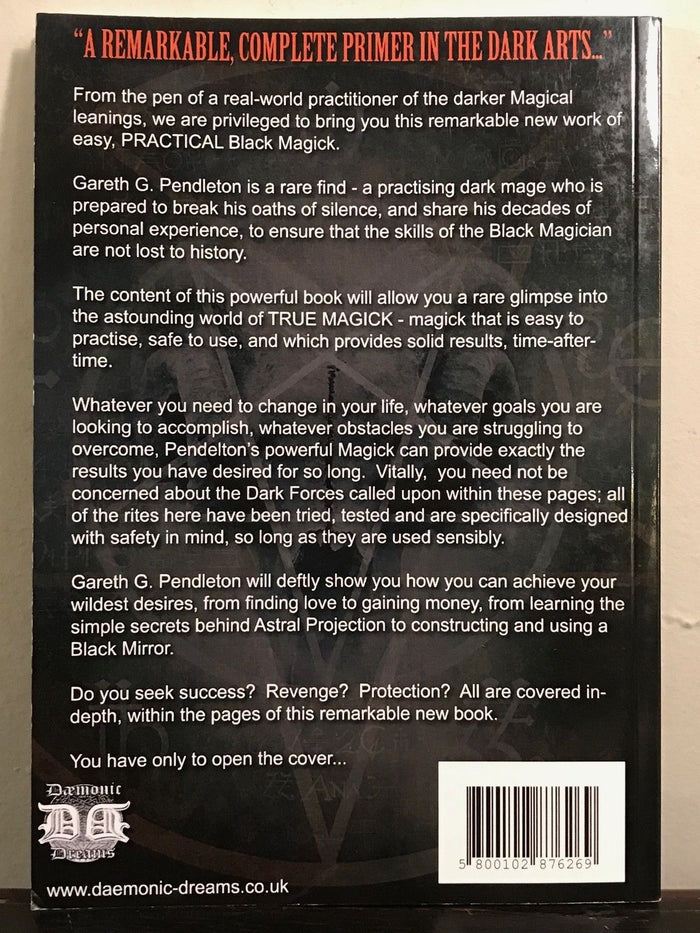 THE BLACK GRIMOIRE OF DAEMONICUS - Gareth Pendleton - Occult Magick Witchcraft