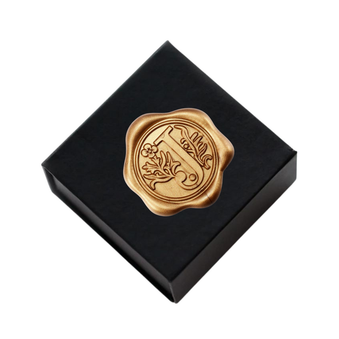 Free Ring Box with Wax Melt Letter J
