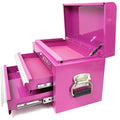 The Original Pink Box PB218MC 18" 2-Drawer Mini Chest, Pink