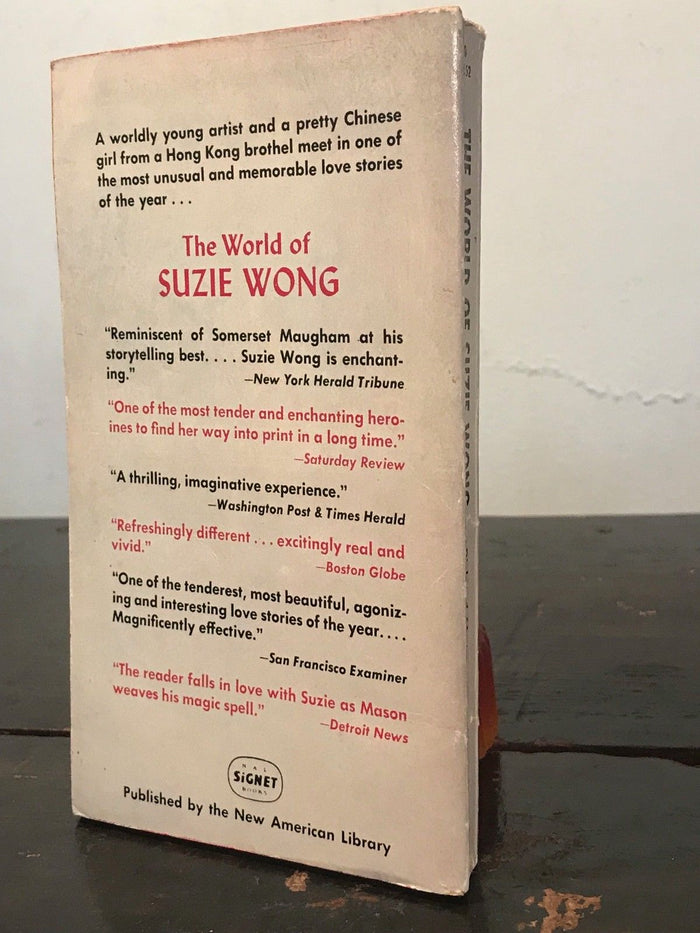 THE WORLD OF SUZIE WONG - Richard Mason - Stated 1st/1st 1957 PULP PROSTITUTION