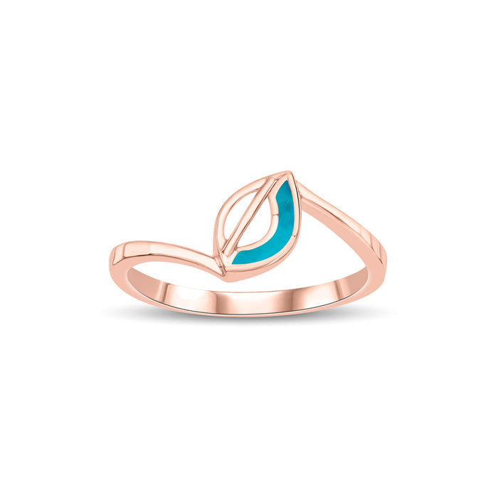 Thin Trace Gold Ring for Her