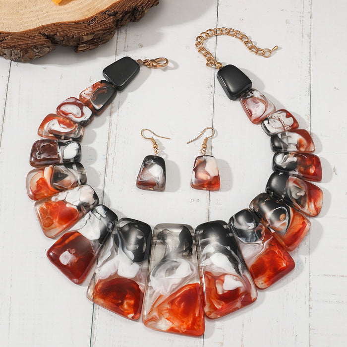 Three-piece Set Retro Personalized Set Ladies