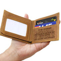 To My Husband Meeting You Was Fate Becoming Your Wife Was A Choice  Engraved Men’s - Personalized Wallet