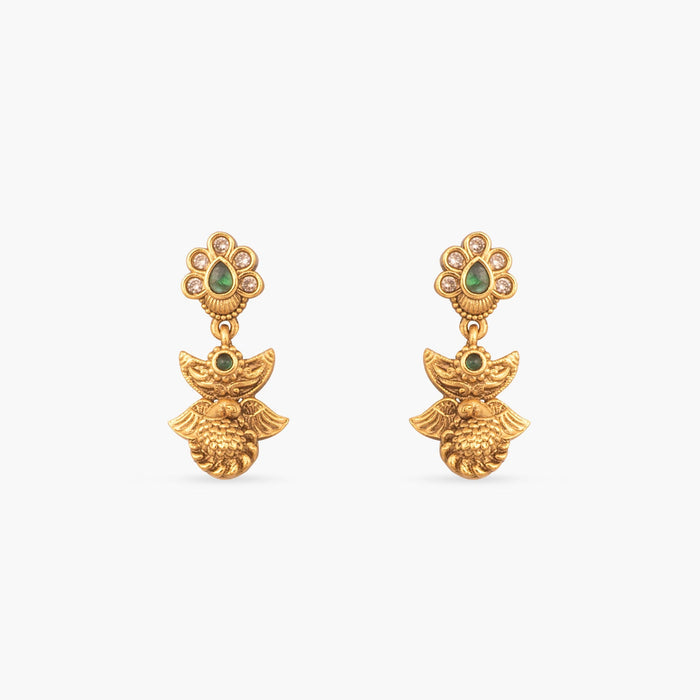 Trinayani Antique Necklace Set