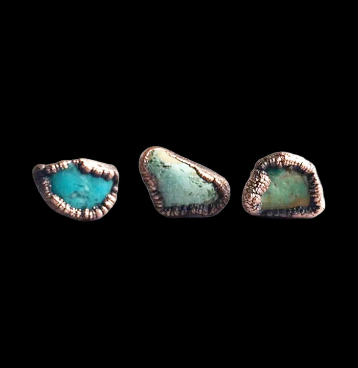 Turquoise Stud Earrings-Earrings-Hawk House-PaxtonGate