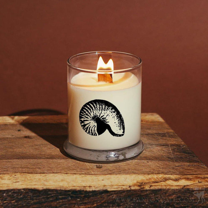 Unscented Soy Candle With Wood Wick - Paxton Gate