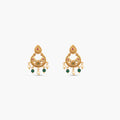 Vamika Antique Floral Chandbali Earrings