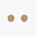 Vanya Antique Kempu Stud Earrings