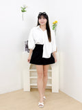 Velaire Button Blouse (White)