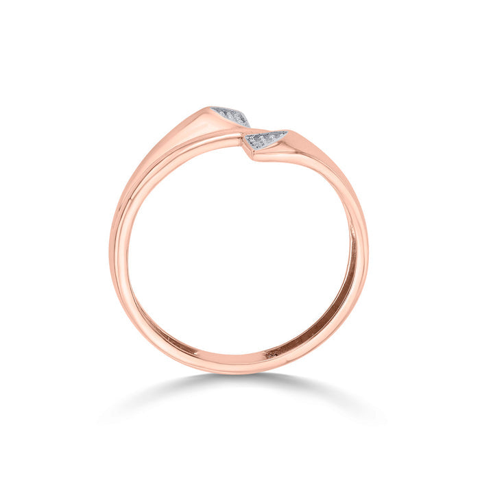 Vortex Balance Cocktail Gold Ring