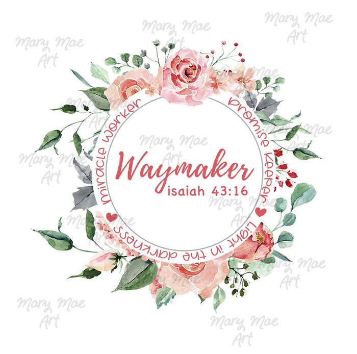 Waymaker, Sublimation png file/Digital Download