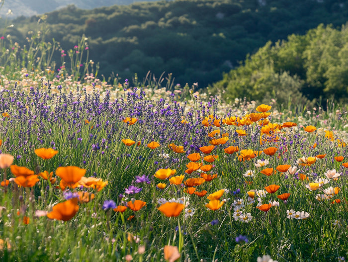 Whispering Wildflowers Serene Field