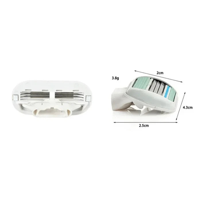 Women's 3-layer safety razor blade for facial/leg/armpit/bikini line beauty hair removal shaver