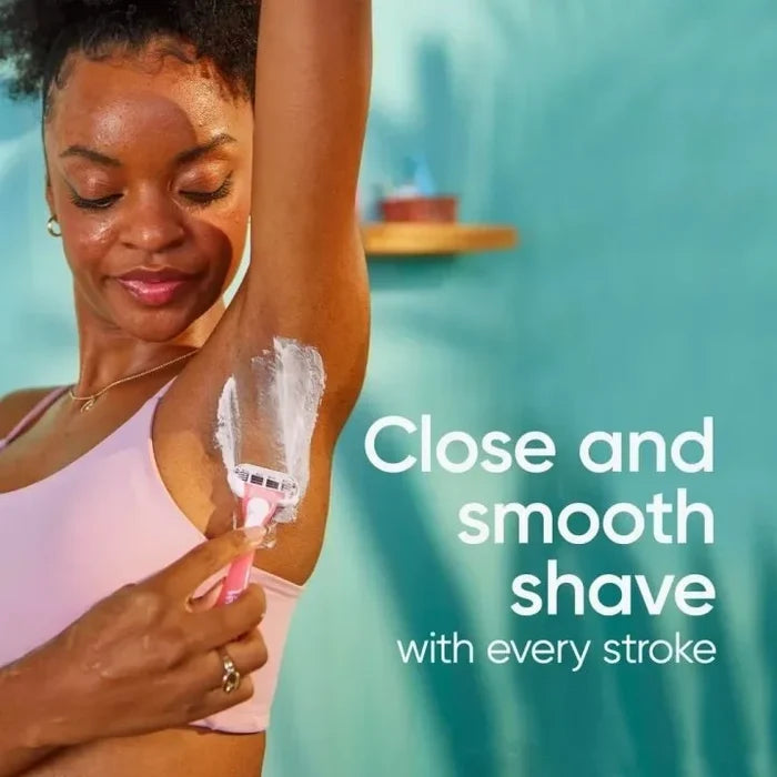 Women's 3-layer safety razor blade for facial/leg/armpit/bikini line beauty hair removal shaver