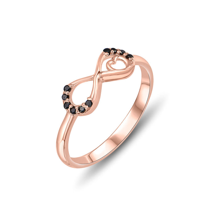 Zyora Infinity Eternity Gold Ring